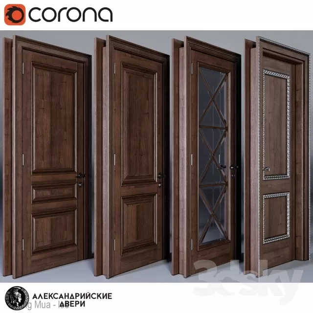 3DSKYFREE – DOOR 3DS MAX MODELS