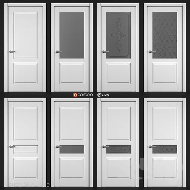 3DSKYFREE – DOOR 3DS MAX MODELS