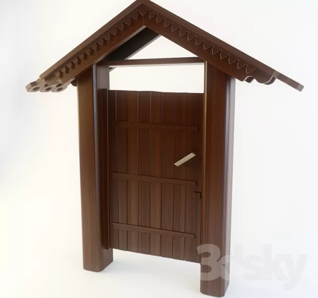 3DSKYFREE – DOOR - GATE 3DS MAX MODELS