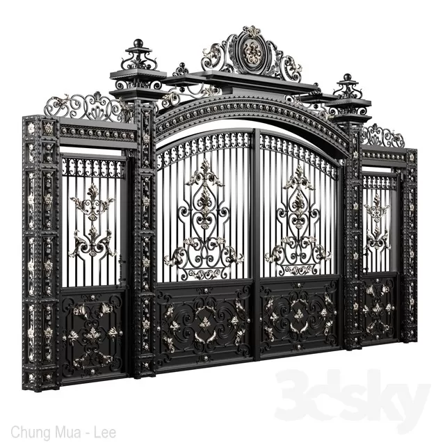 3DSKYFREE – DOOR - GATE 3DS MAX MODELS