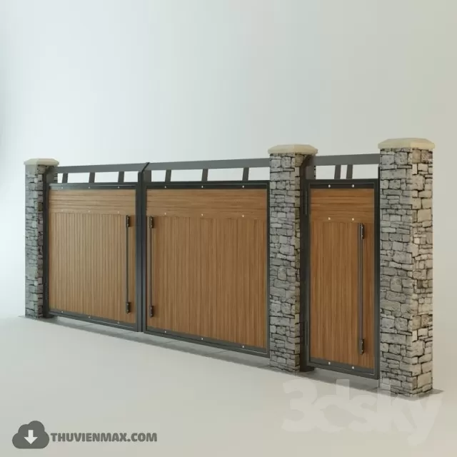 3DSKYFREE – DOOR - GATE 3DS MAX MODELS