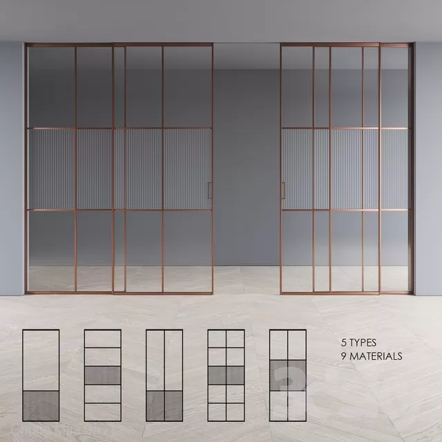 DOOR - SLIDE 3D MODELS