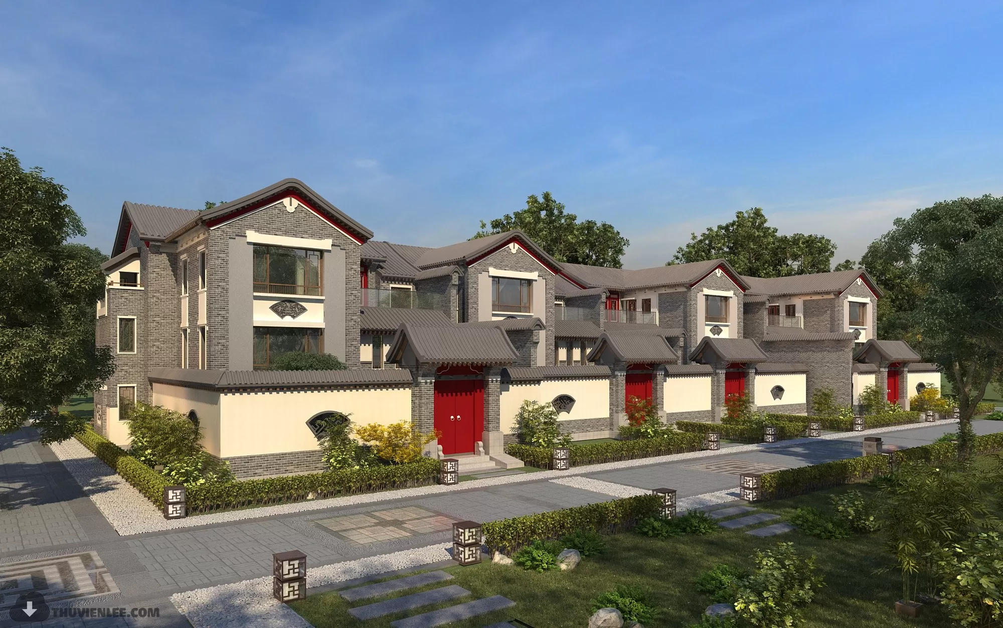 3DSKYFREE – EXTERIOR 3DS MAX MODELS