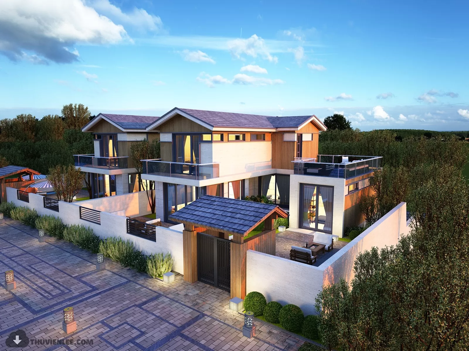 3DSKYFREE – EXTERIOR 3DS MAX MODELS