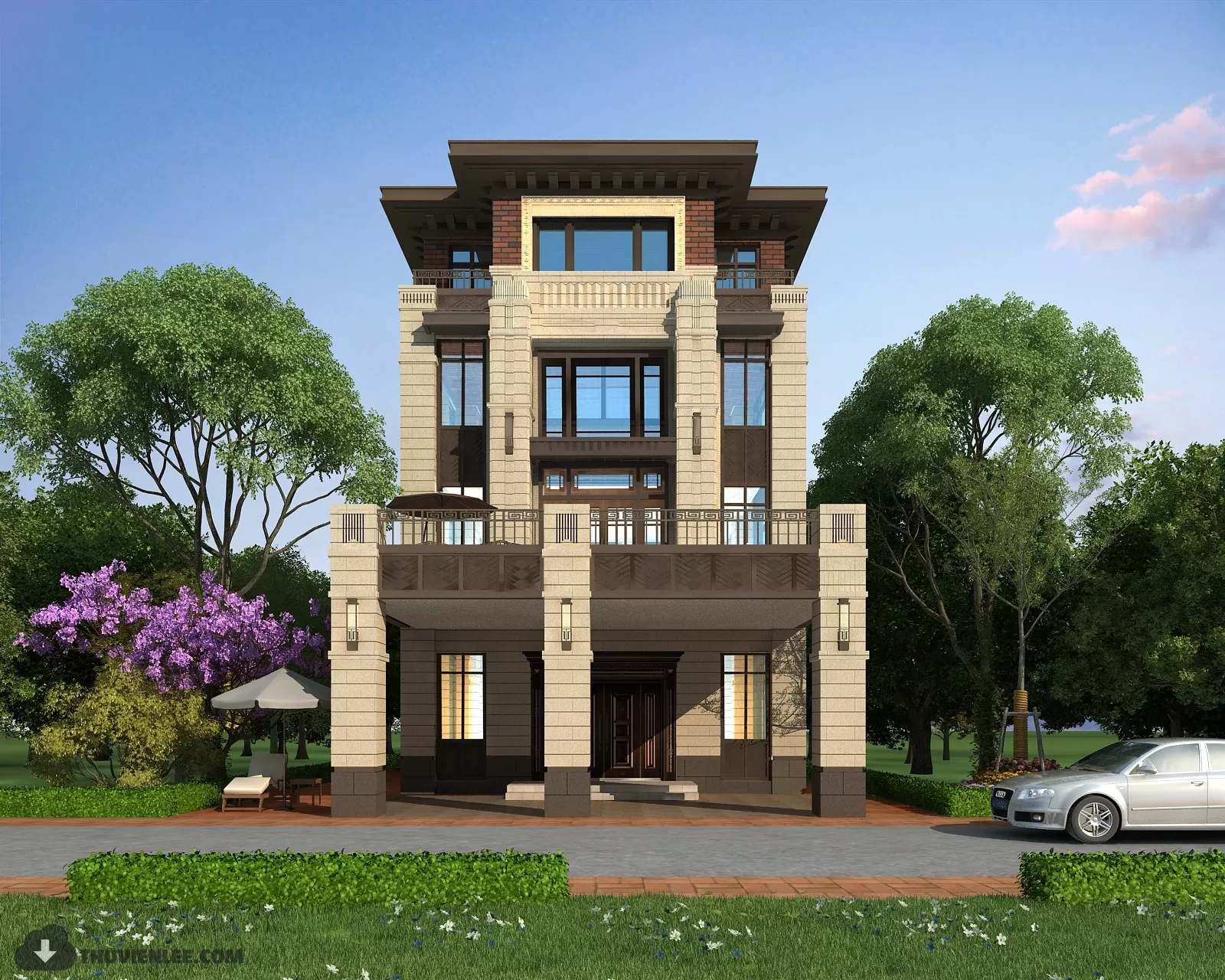 3DSKYFREE – EXTERIOR 3DS MAX MODELS