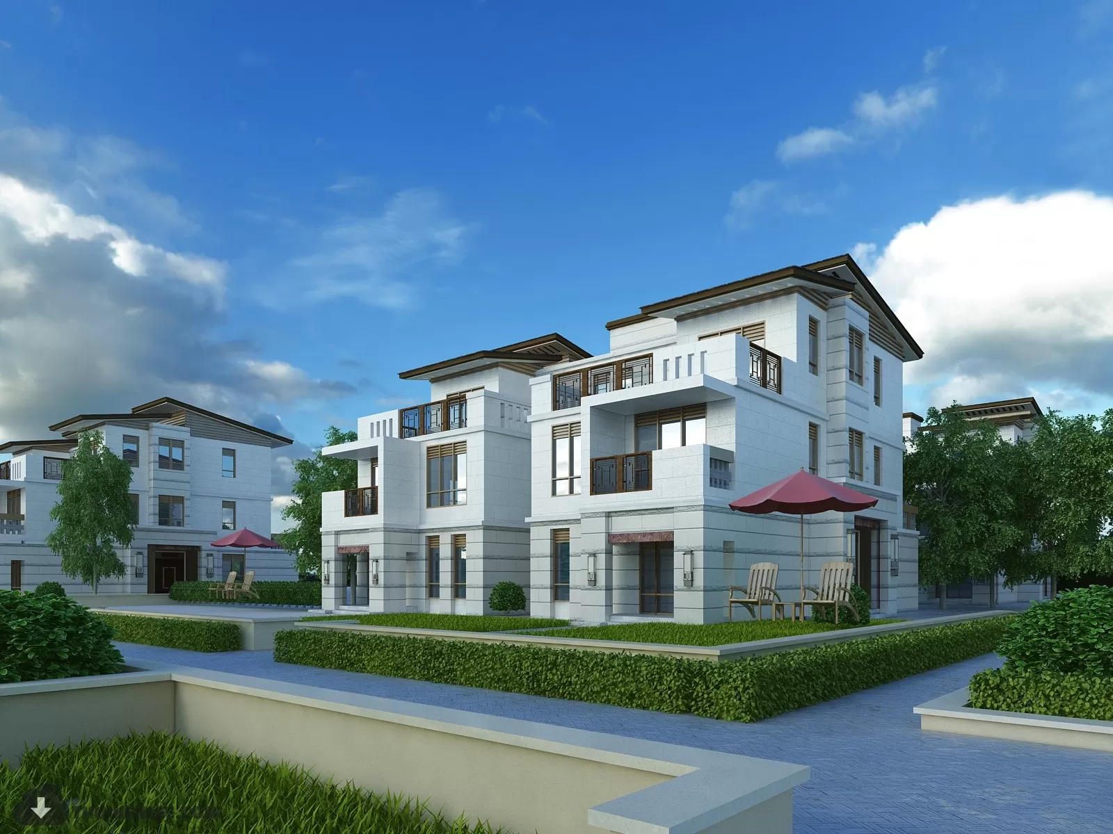 3DSKYFREE – EXTERIOR 3DS MAX MODELS