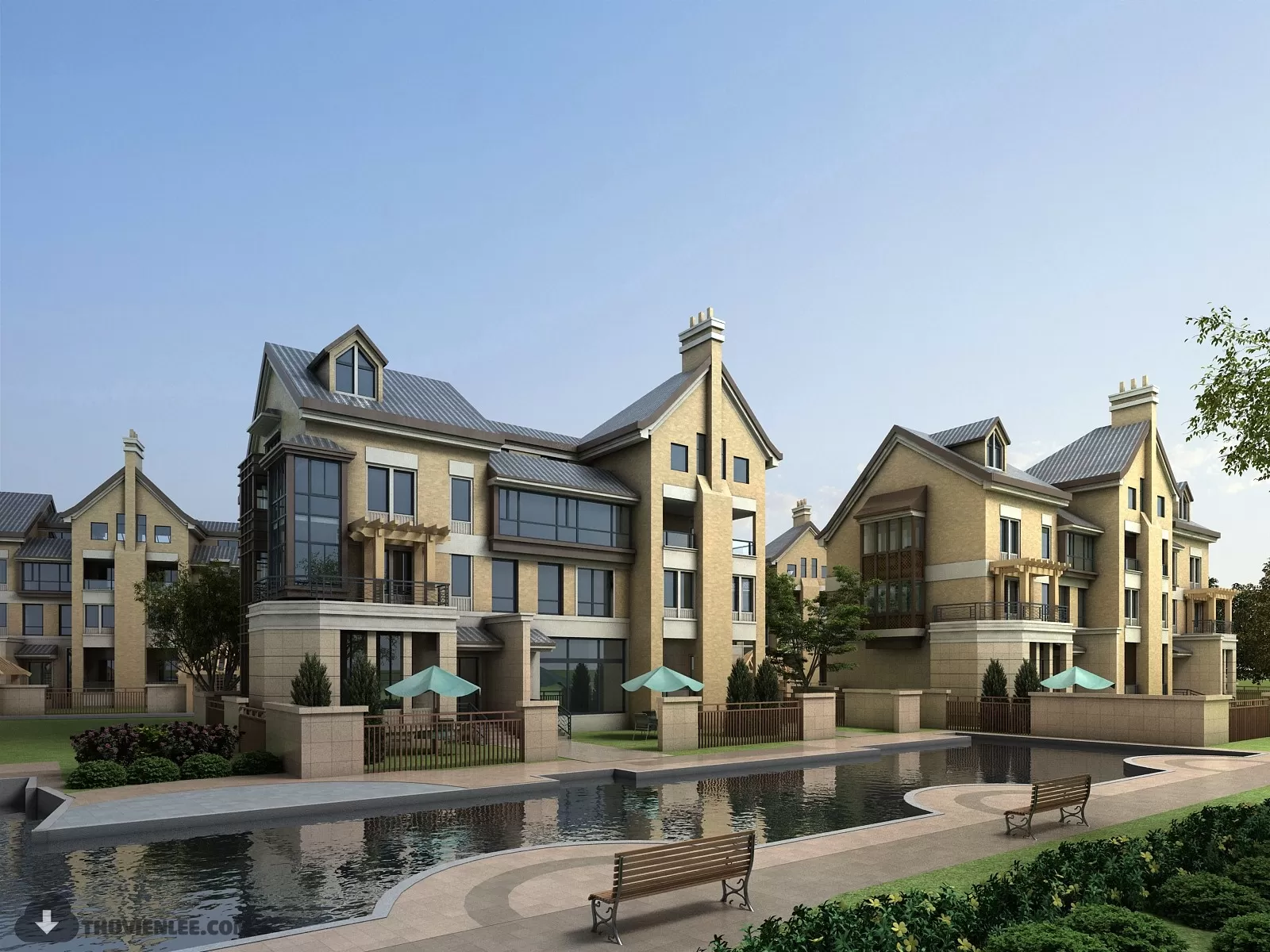 3DSKYFREE – EXTERIOR 3DS MAX MODELS