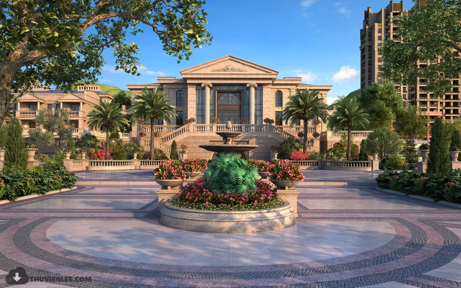 3DSKYFREE – EXTERIOR 3DS MAX MODELS