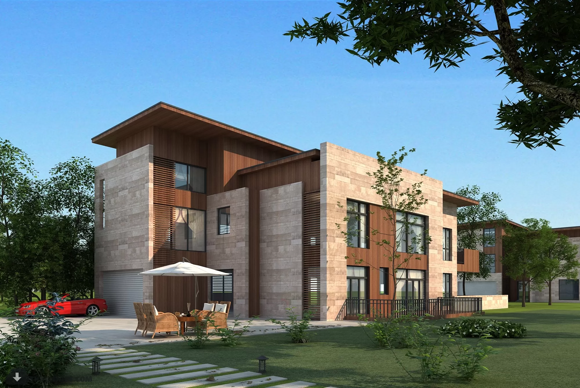 3DSKYFREE – EXTERIOR 3DS MAX MODELS