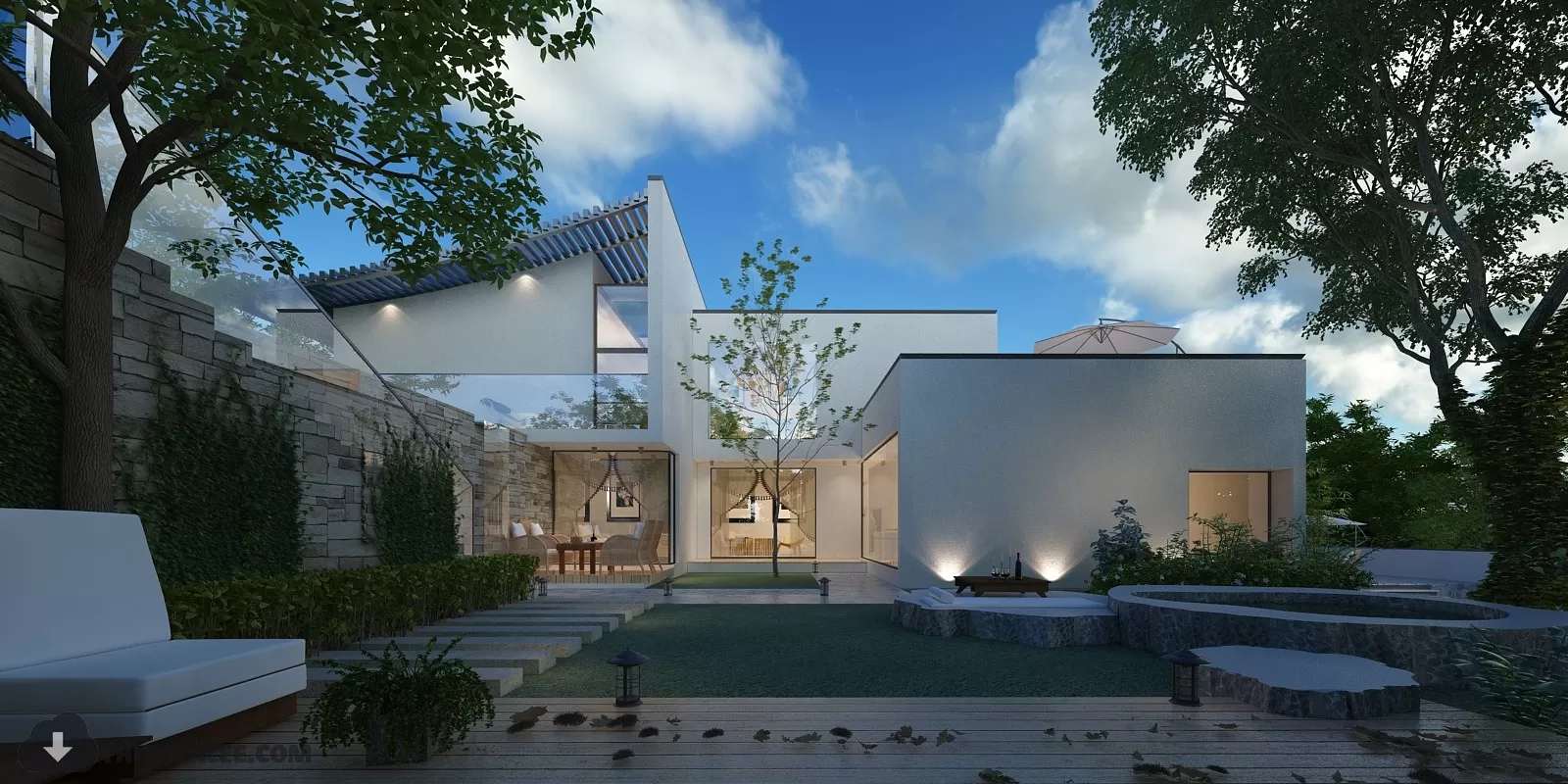 3DSKYFREE – EXTERIOR 3DS MAX MODELS