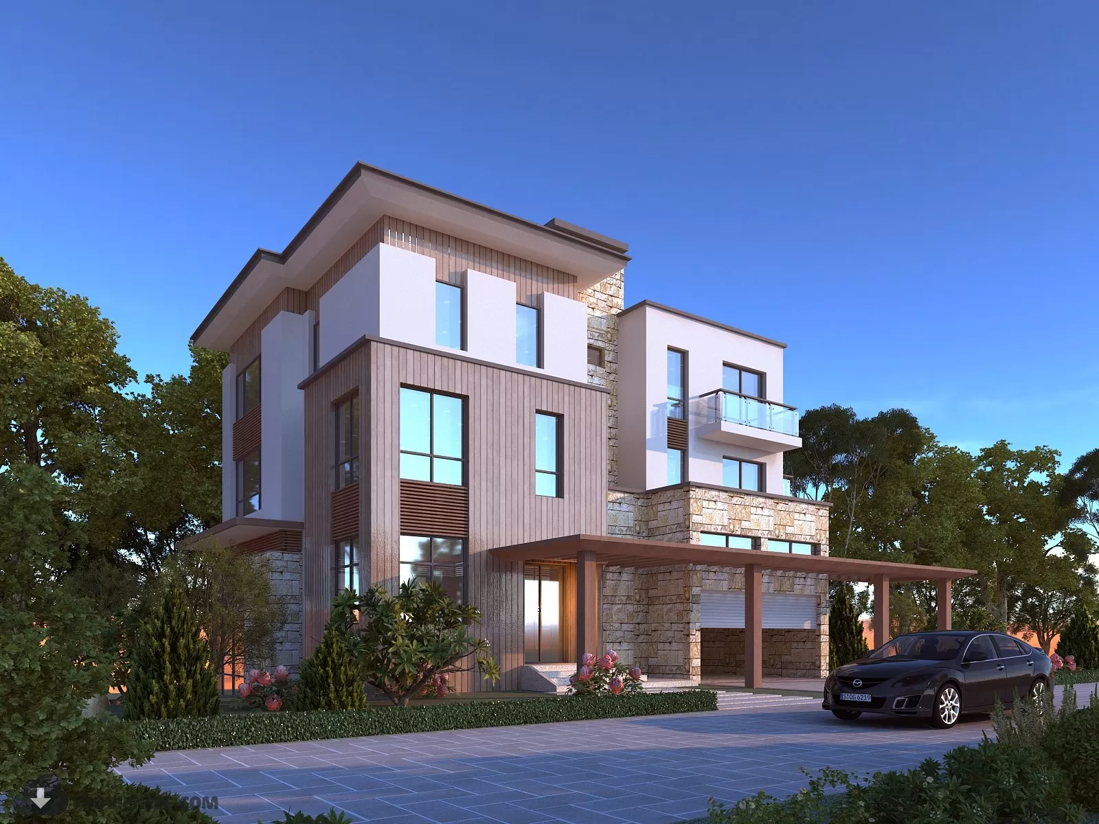 3DSKYFREE – EXTERIOR 3DS MAX MODELS