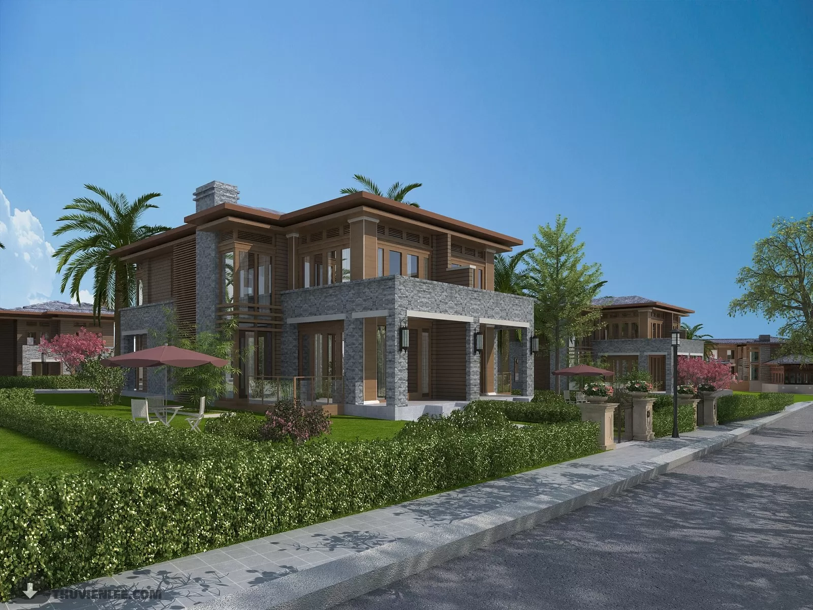 3DSKYFREE – EXTERIOR 3DS MAX MODELS