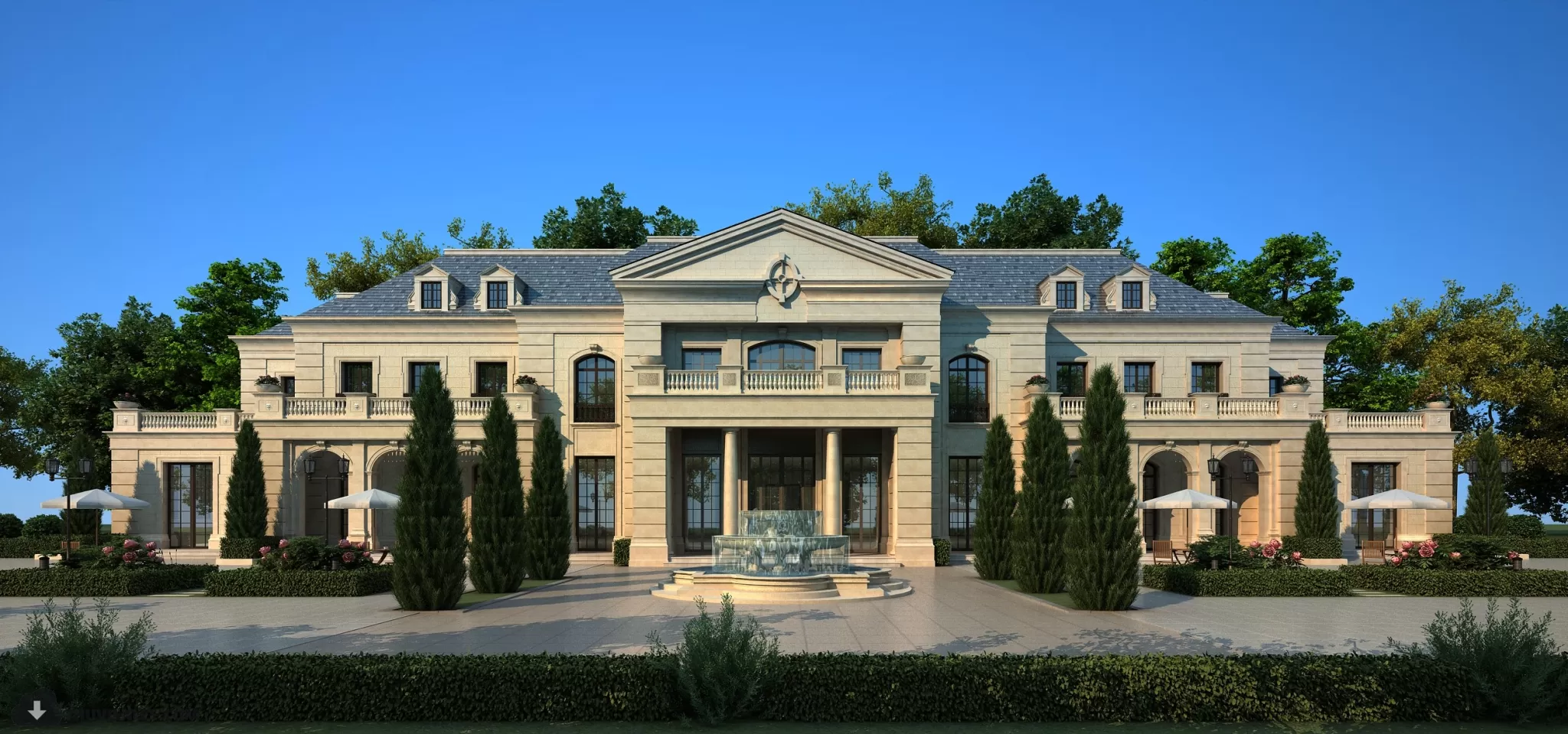 3DSKYFREE – EXTERIOR 3DS MAX MODELS