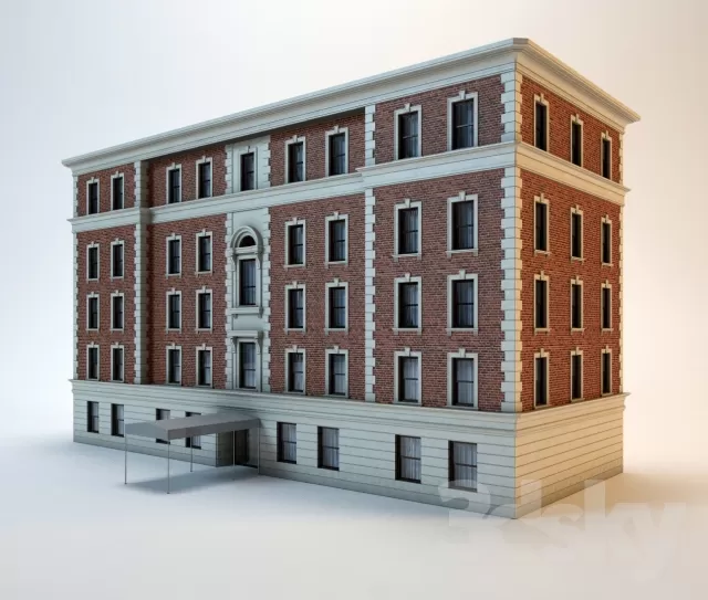 3DSKYFREE – EXTERIOR - BUILDING 3DS MAX MODELS