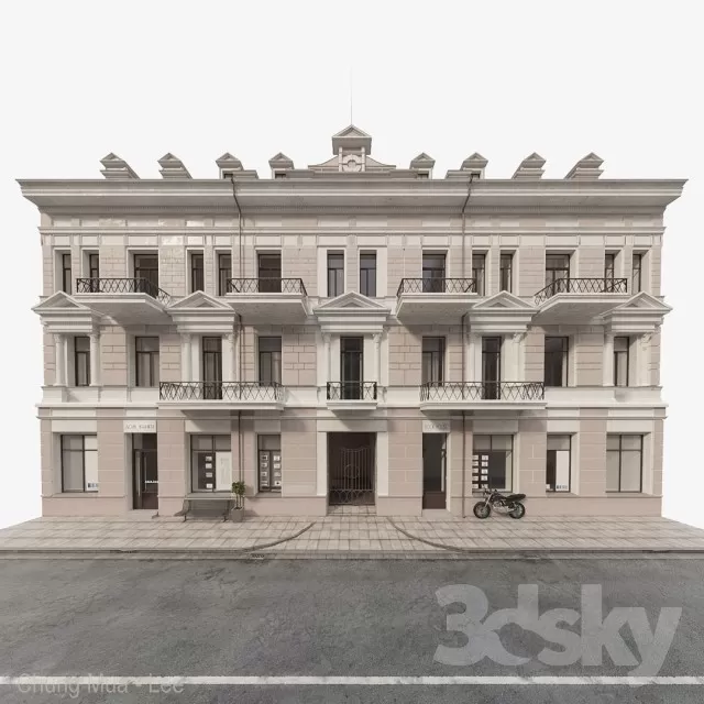 3DSKYFREE – EXTERIOR - BUILDING 3DS MAX MODELS