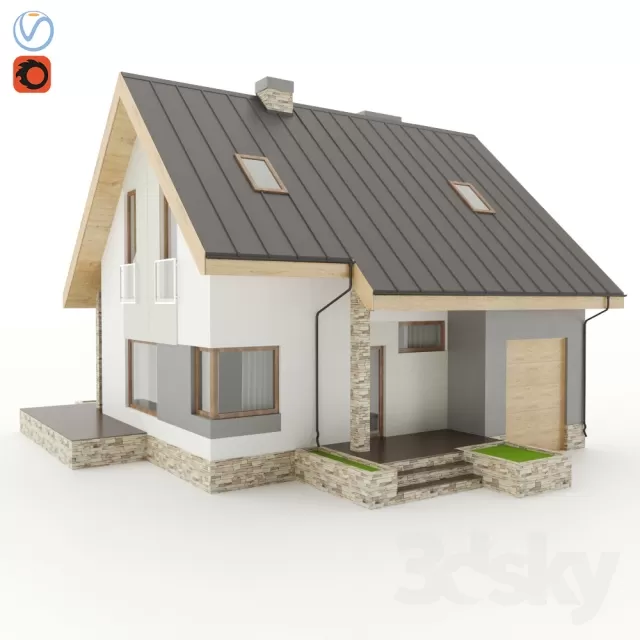 EXTERIOR - HOUSE 3D MODELS
