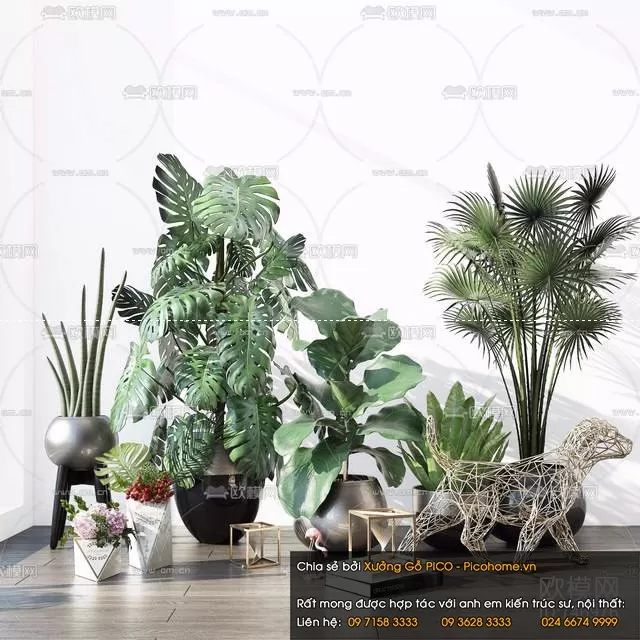 3DSKYFREE – FLOWER - PLANT 3DS MAX MODELS