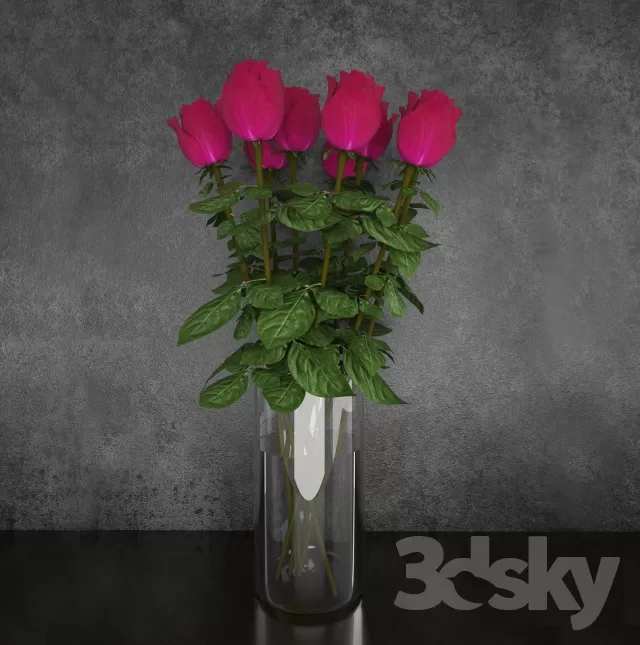 3DSKYFREE – FLOWER - PLANT 3DS MAX MODELS