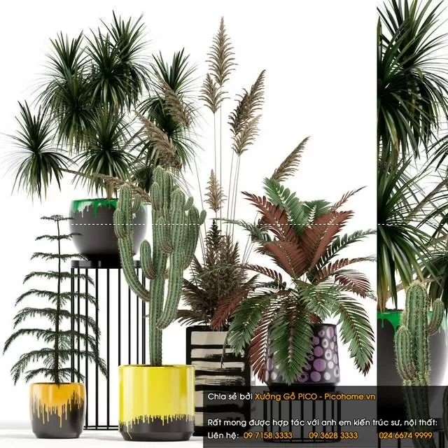 3DSKYFREE – FLOWER - PLANT 3DS MAX MODELS