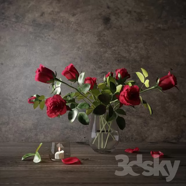 3DSKYFREE – FLOWER - PLANT 3DS MAX MODELS