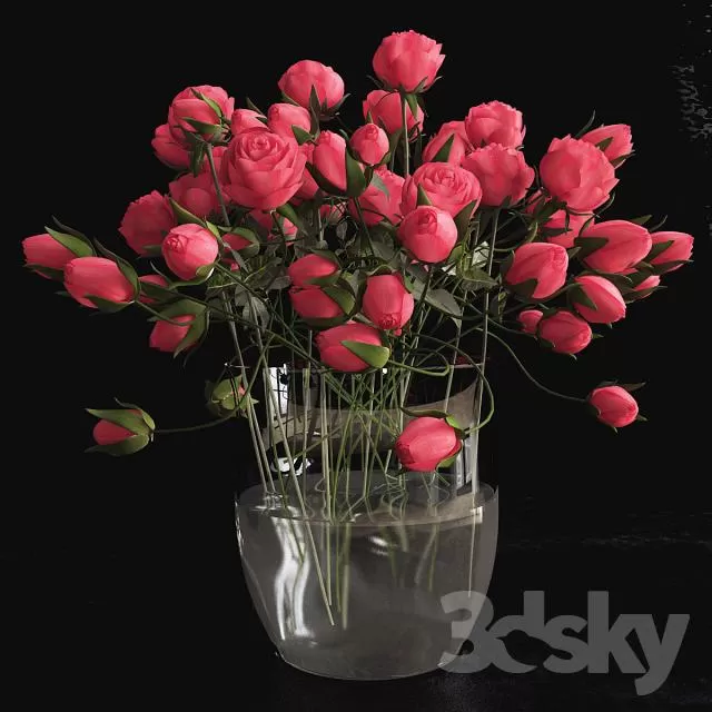 3DSKYFREE – FLOWER - PLANT 3DS MAX MODELS