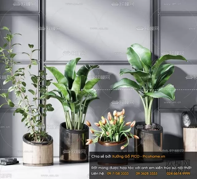 3DSKYFREE – FLOWER - PLANT 3DS MAX MODELS