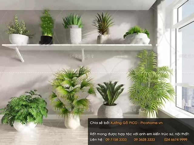 3DSKYFREE – FLOWER - PLANT 3DS MAX MODELS