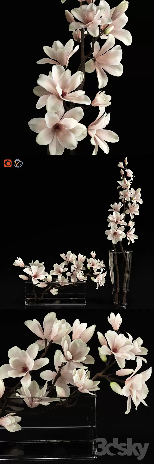 3DSKYFREE – FLOWER - PLANT 3DS MAX MODELS