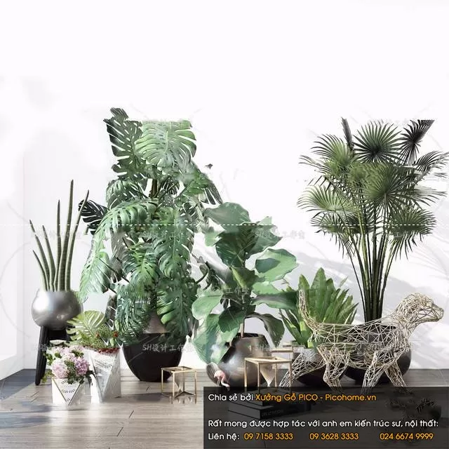 3DSKYFREE – FLOWER - PLANT 3DS MAX MODELS