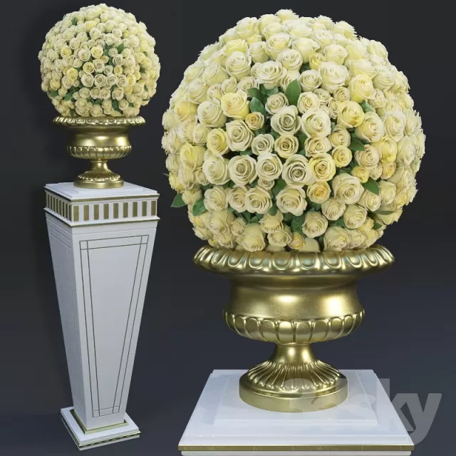 3DSKYFREE – FLOWER - PLANT 3DS MAX MODELS