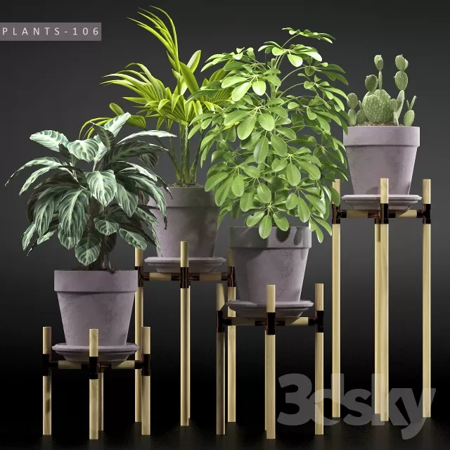 3DSKYFREE – FLOWER - PLANT 3DS MAX MODELS