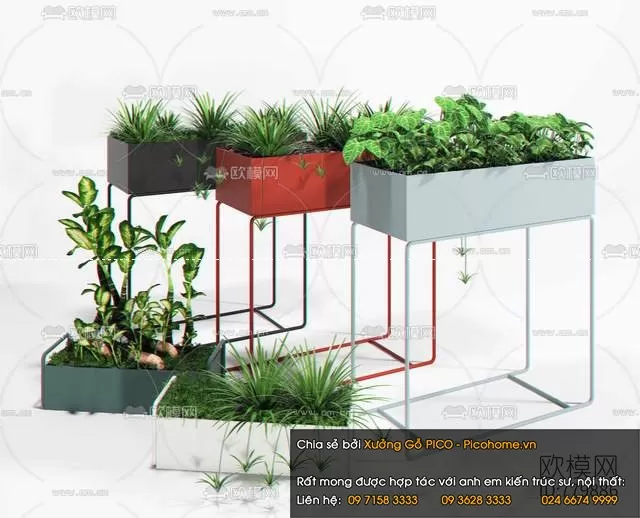 3DSKYFREE – FLOWER - PLANT 3DS MAX MODELS