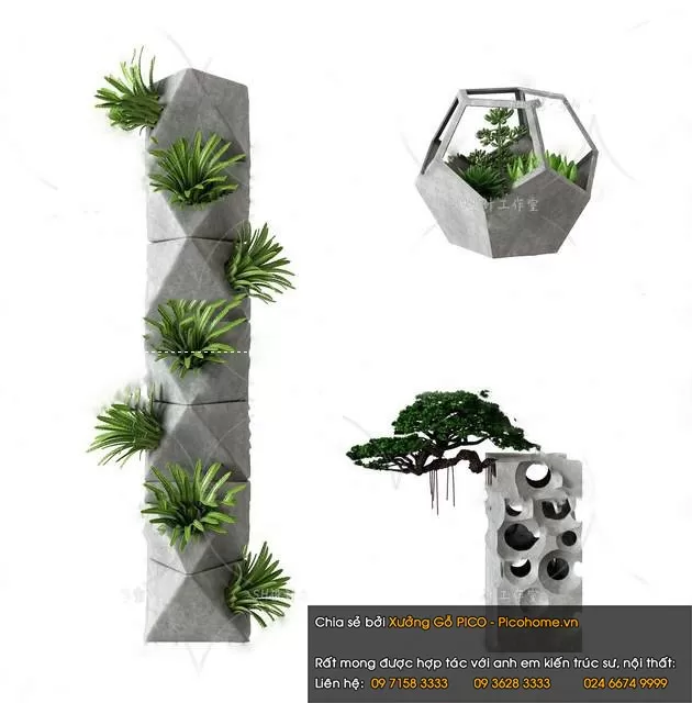 3DSKYFREE – FLOWER - PLANT 3DS MAX MODELS