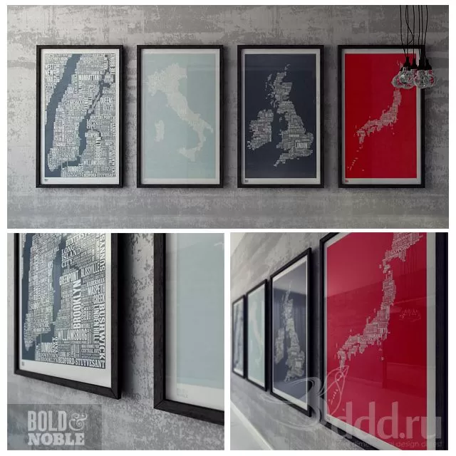 DECORATION – FRAME 3D MODELS – 024
