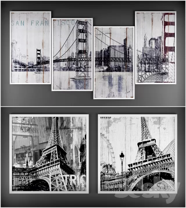 DECORATION – FRAME 3D MODELS – 044