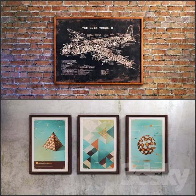 DECORATION – FRAME 3D MODELS – 049