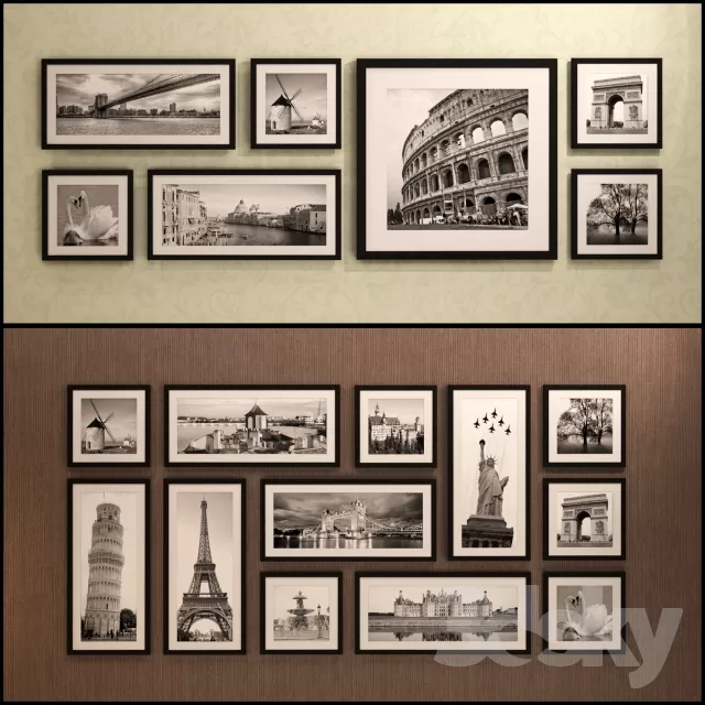 DECORATION – FRAME 3D MODELS – 050
