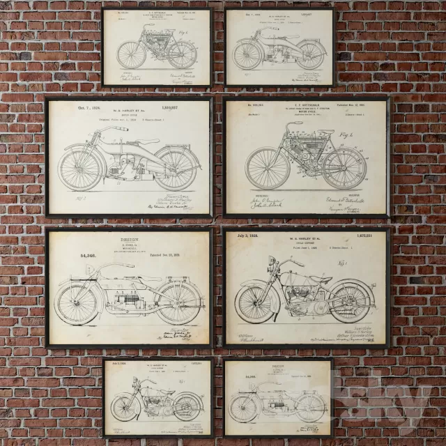 DECORATION – FRAME 3D MODELS – 079