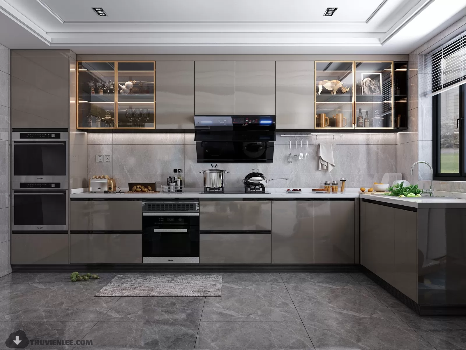 PRO 3D SCENE – KITCHEN 3D BLOCK – 011
