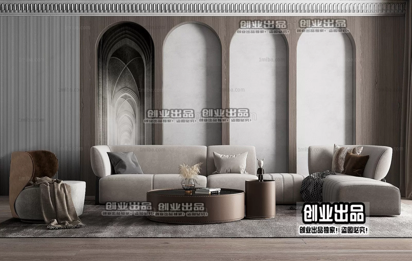 SOFA – 91 – FURNITURE 3D MODELS 2022 (VRAY)