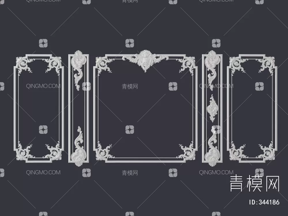 Moulding – Classic 3D Models – 010