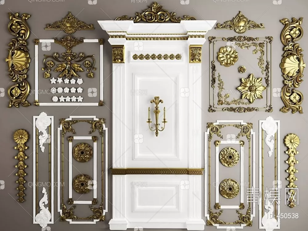 Moulding – Classic 3D Models – 085