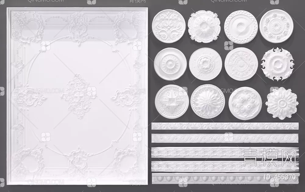Moulding – Classic 3D Models – 093