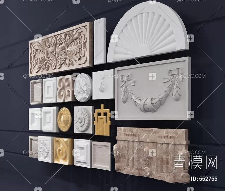 Moulding – Classic 3D Models – 116