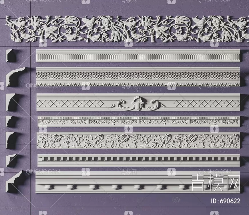 Moulding – Classic 3D Models – 140