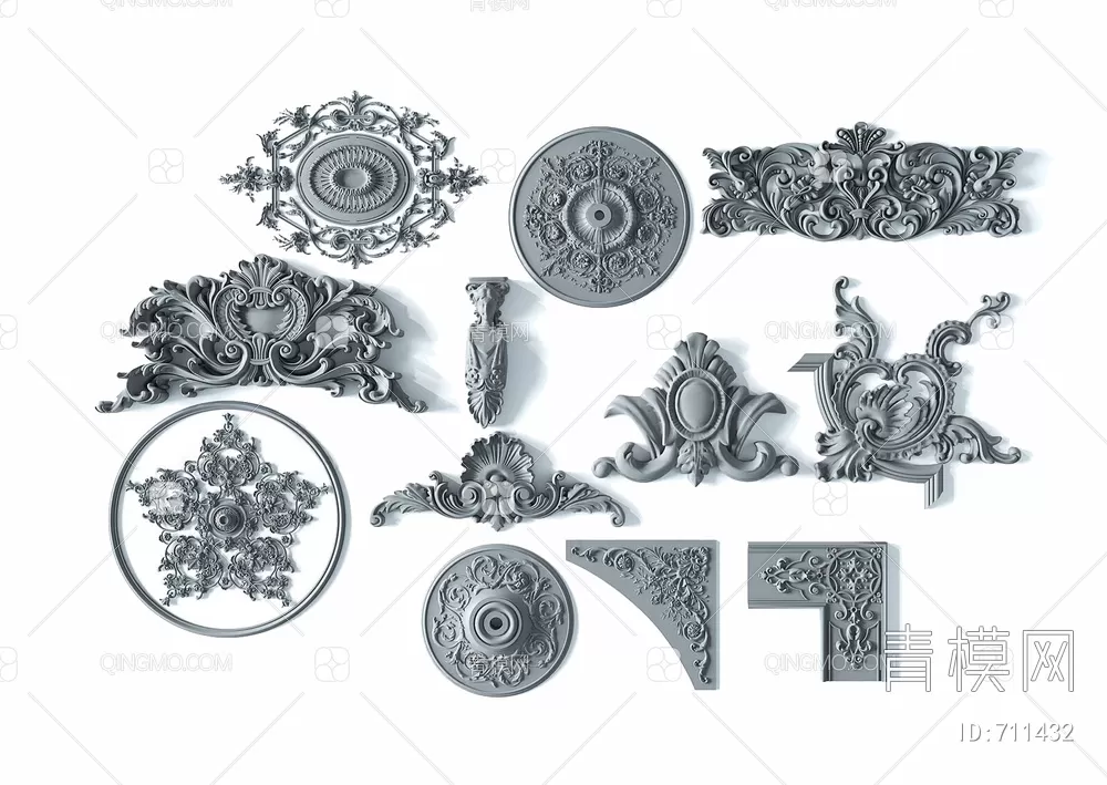 Moulding – Classic 3D Models – 145
