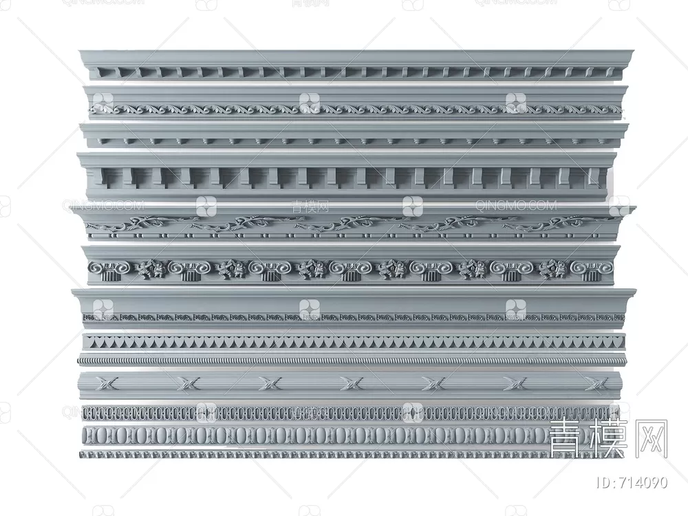Moulding – Classic 3D Models – 148