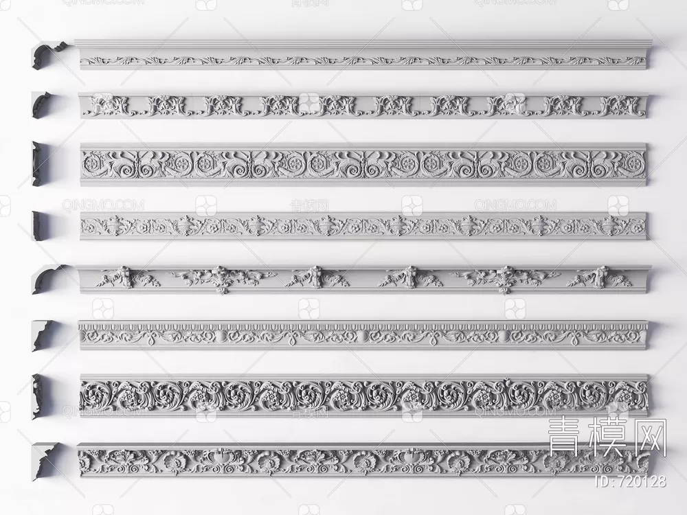 Moulding – Classic 3D Models – 150