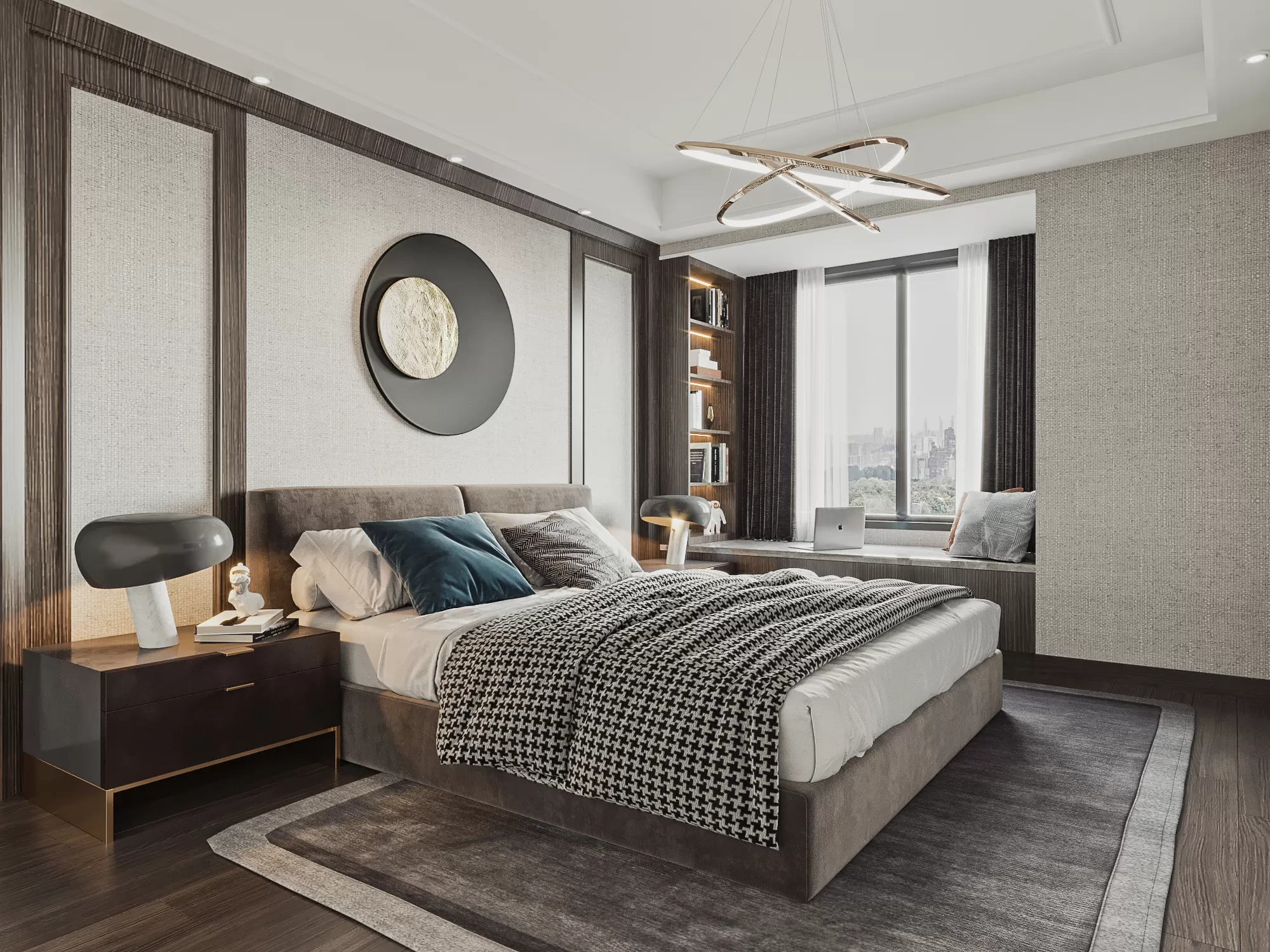 FULL SCENE 3DS MAX – CORONA RENDER – BEDROOM – 065