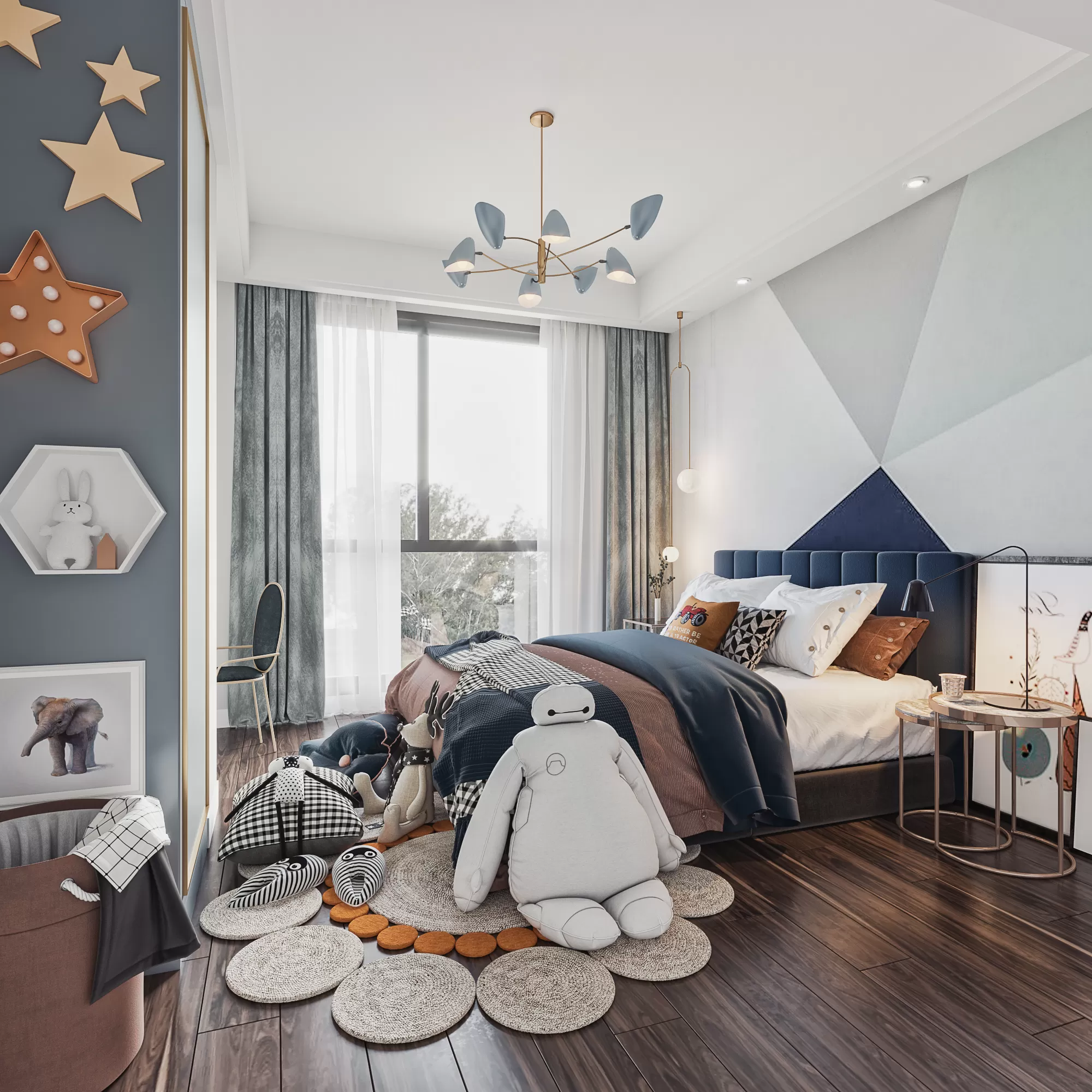 FULL SCENE 3DS MAX – CORONA RENDER – CHILDROOM – 002